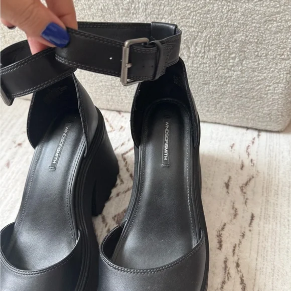 Windsor Smith Black Platform Heels - Picture 11 of 17